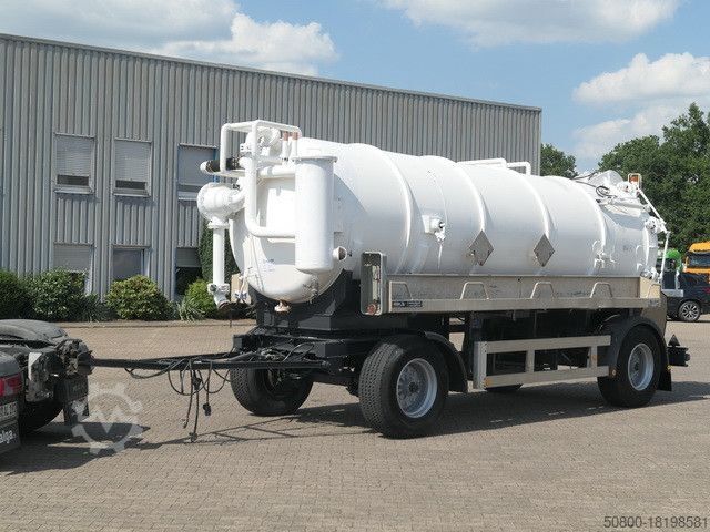 Tanker trailer Tollense, Schmidt Saugaufbau für Schlamm, 14m³