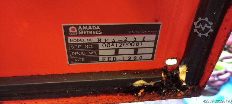 Band saw AMADA HFA 250 W