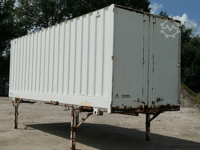 Wechselfahrgestell LKW Wechselkoffer, BDF, Schlüssellochblech, Türen