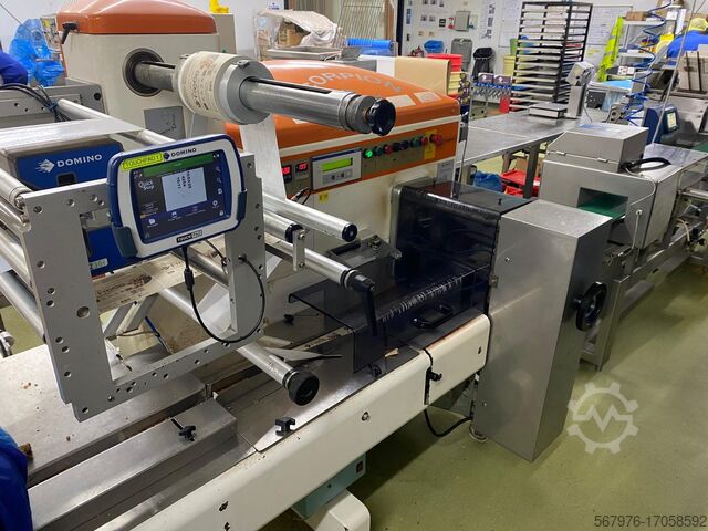 Verpackungsmaschinen für Lebensmittel Record Packaging Machinery Scorpion Flow Wrapper