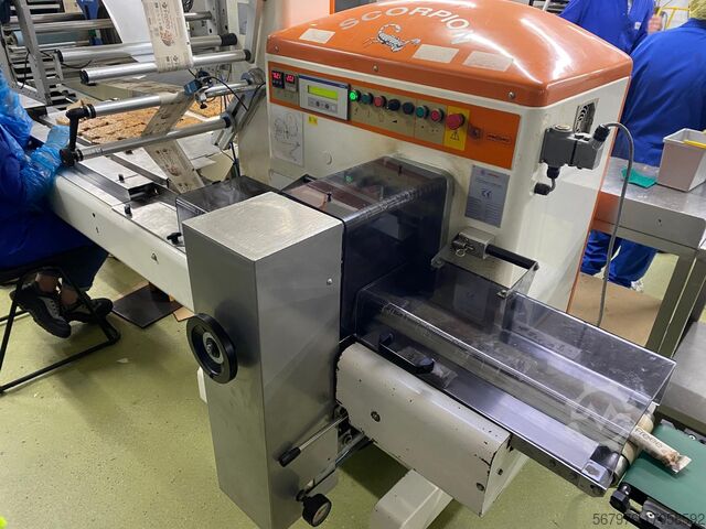 Verpackungsmaschinen für Lebensmittel Record Packaging Machinery Scorpion Flow Wrapper