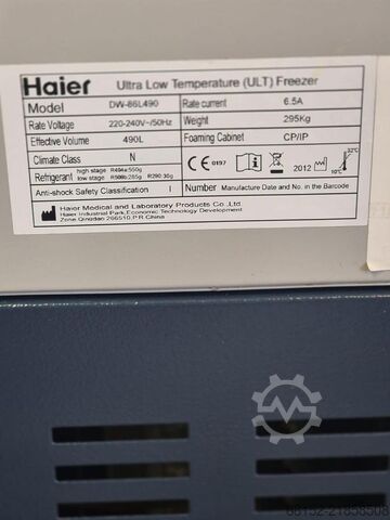 Haier DW-86L490 Ultra Low Freezer Haier DW-86L490