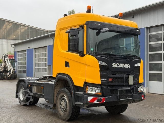 Standard tractor unit SCANIA 450 XT 4x4 Euro 6 SZM Kipphydraulik Blatt / Luft
