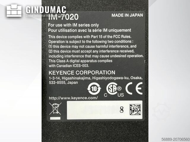 Optische Messmaschine KEYENCE IM 7020
