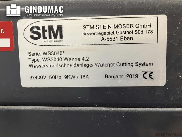 Wasserstrahlschneidmaschine STM WS3040