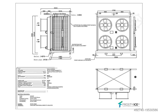 Spiral Freezer CFS 16-18-135