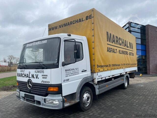Tarpaulin Mercedes-Benz ATEGO 815 Manual / 128.000 KM Original / Euro 3