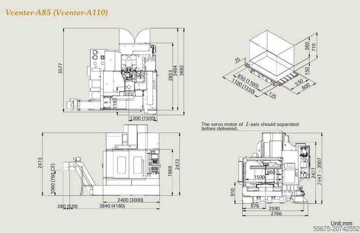 VERTIKALES BEARBEITUNGSZENTRUM Victor Taichung A110