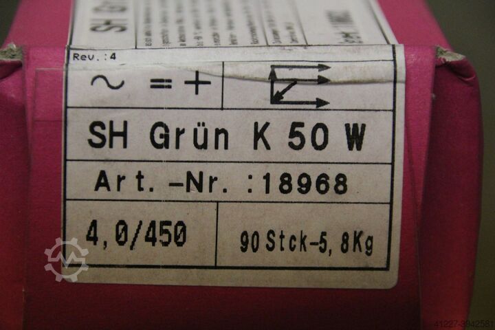 Stick electrodes, welding electrodes 4.0 x 450 Thyssen SH Grün K 50 W