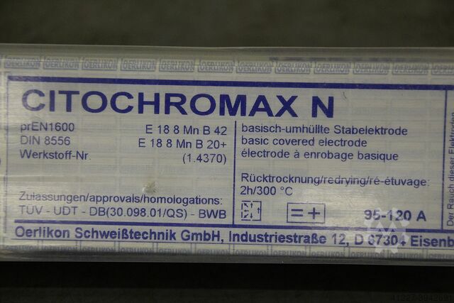 Stick electrodes welding electrodes 3.2 x 300 OERLIKON CITOCHROMAX N