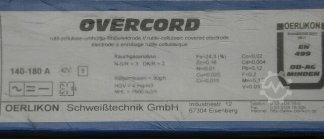 Stick electrodes welding electrodes 4.0 x 350 OERLIKON Overcord