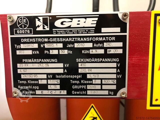 Three-Phase Transformer GBE TO3A12
