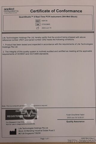 Real-Time PCR-Gerät Applied Biosystems QuantStudio 5