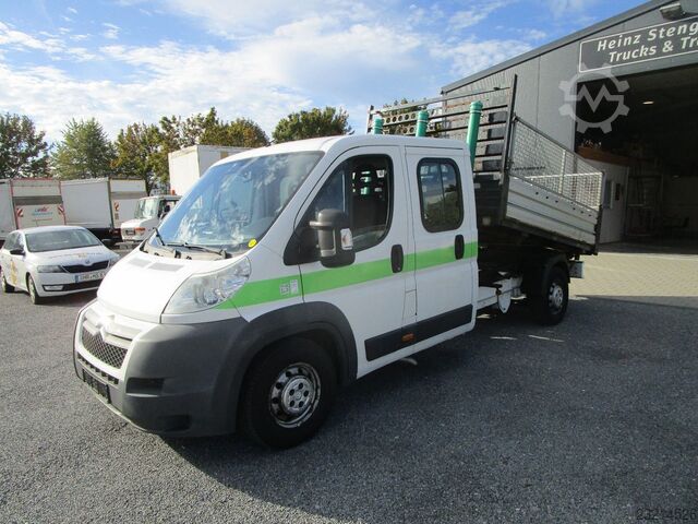 Three-way tipper van Citroën Jumper *120 PS *DOKA+3-Seiten Kipper+AHK *