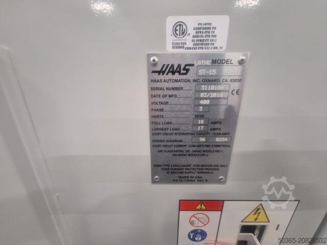 CNC-Drehmaschine Haas ST15
