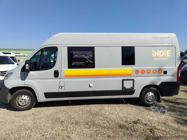 Wohnwagen/Wohnmobil Fiat Weinsberg Carabus 600 K | 4 Posti Letto | Completamente Attrezzato