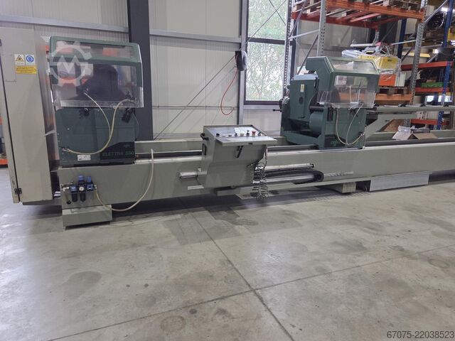 Double miter saw emmegi twin electra 550