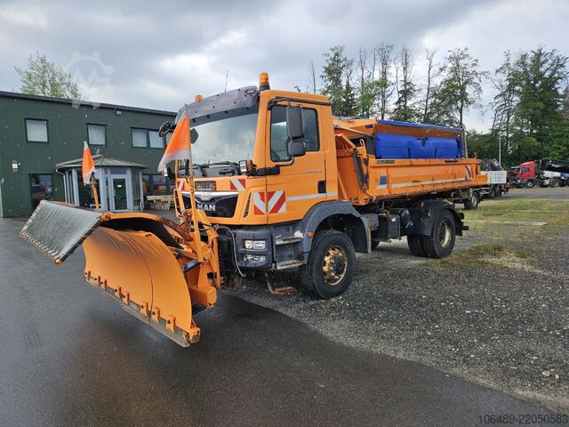 Tipper truck MAN TGM 18.290 4X4  Winterdienst