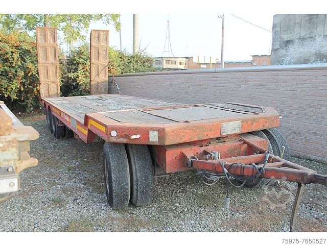 Tieflader Baumaschinen  rimorchio carrellone rampe ribassato Ctc
