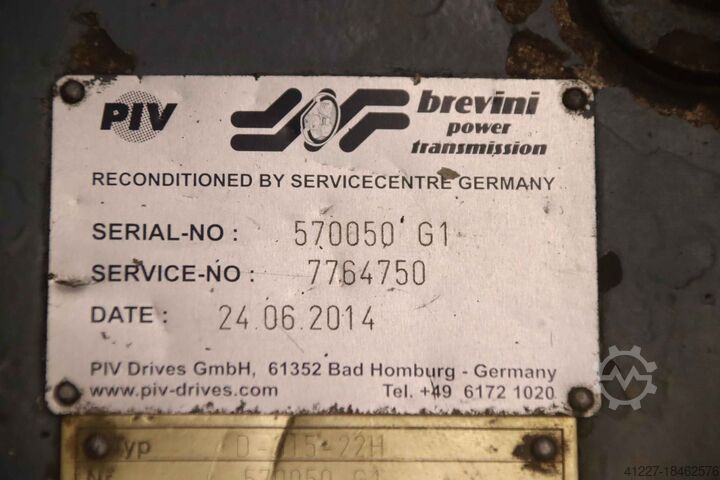 Getriebe 34,7 :1 PIV Drives D-315-22H