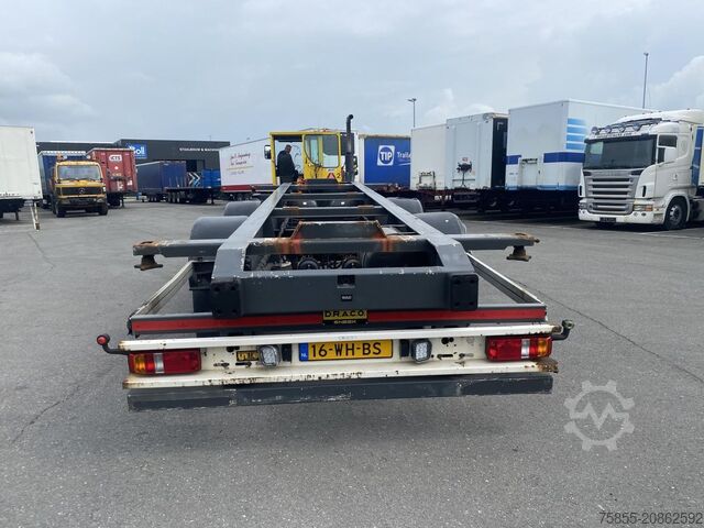 Containertransport DRACO MCS 218 Container Trailer / 2 Axle / BPW / Drum...