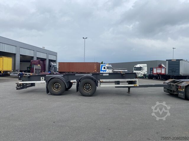 Containertransport DRACO MCS 218 Container Trailer / 2 Axle / BPW / Drum...