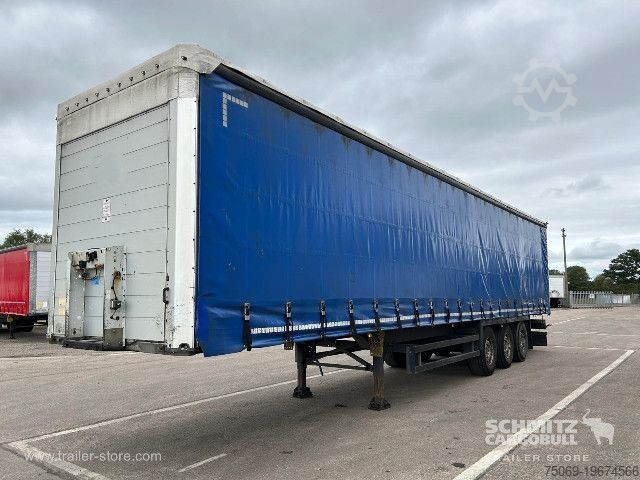 Open semitrailer with tarp Schmitz Cargobull Curtainsider Euroliner