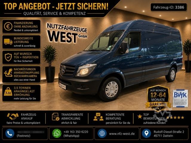 Kastenwagen hoch MERCEDES-BENZ Sprinter 319 CDI V6 *AHK=3.500Kg*Garantie