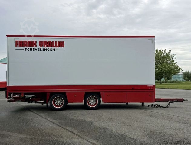Kofferanhänger  TRIAS 2 AXLE TAIL LIFT THEO MULDER BOX 750x250x2
