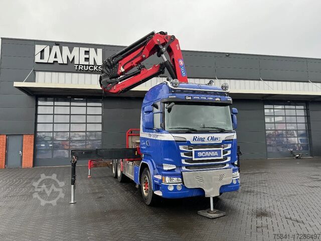 Scania R 450 LB 6x2 Euro 6 HMF 5020-K6 + JIB FJ 1000-K5 Scania R 450 LB 6x2 Euro 6 HMF 5020-K6 + JIB FJ 1000-K5