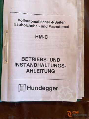 Jointer planer & thickness planer combination HUNDEGGER HM-C