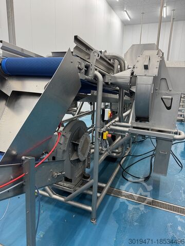 Salatqualitätsbewertung + Waschlinie Lynnmore + Raytec Salad grading, washing, drying line