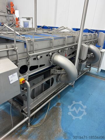 Salatqualitätsbewertung + Waschlinie Lynnmore + Raytec Salad grading, washing, drying line