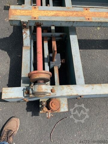 Clamping carriage for horizontal log band saw Müller Scheesel Hori Spannwagen