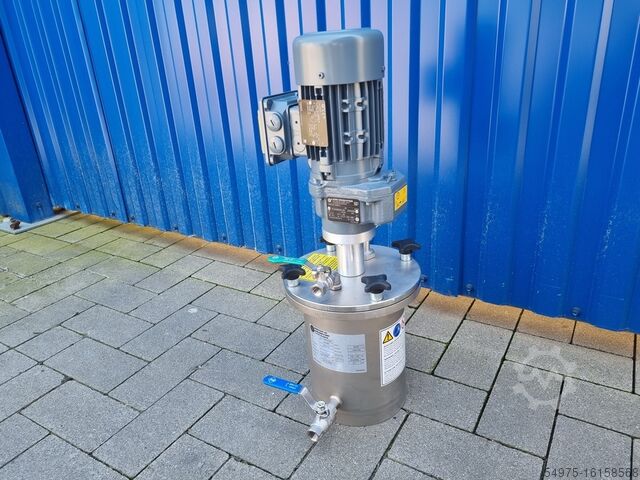 Stainless steel container with agitator Walther Pilot