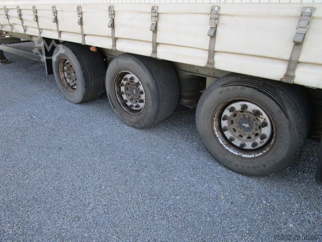 Open semitrailer with tarp SCHMITZ CARGOBULL 3-Achser *MEGA+Liftachse+13,60m+Hubdach+Edscha*