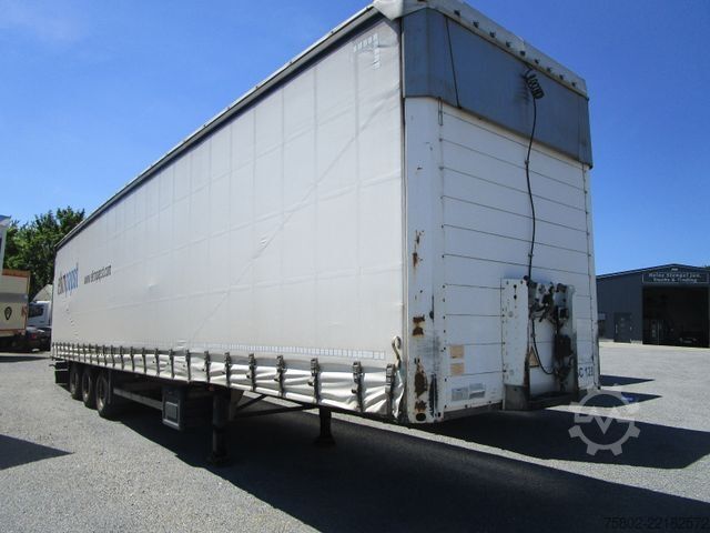 Auflieger mit Pritsche & Plane SCHMITZ CARGOBULL 3-Achser *MEGA+Liftachse+13,60m+Hubdach+Edscha*