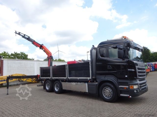 Truck mounted crane SCANIA R620 V8 Pritsche +  PALFINGER  22002EH Kran