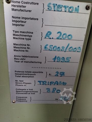 4-SIDED PLANER STETON R 200