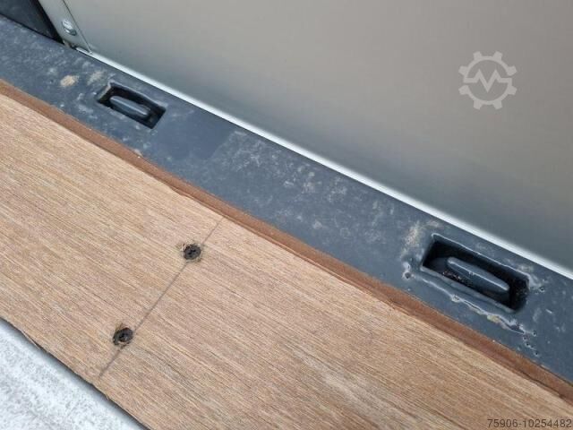 Open semitrailer  PLATEAU RIDELLES ALUMINIUM