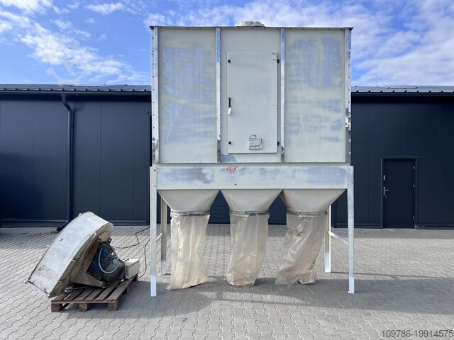 3-bag sawdust extractor MAPELLI 11 kW MAPELLI 11 kW