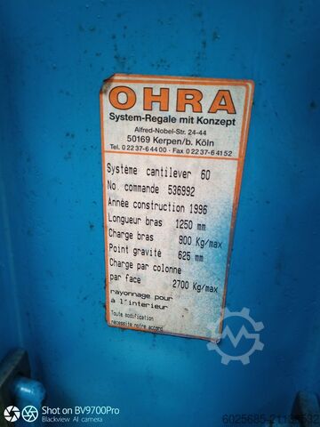 Cantilever rack OHRA 