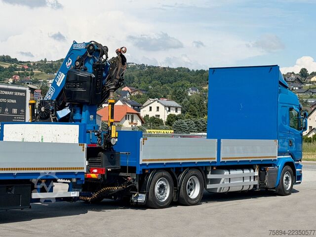 Autokran SCANIA R 450 * FASSI F365 RA + FUNK + Anhänger*TOP