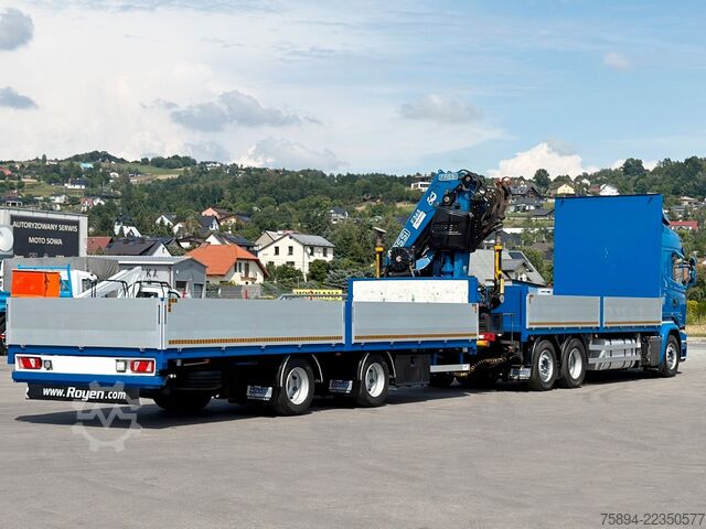 Autokran SCANIA R 450 * FASSI F365 RA + FUNK + Anhänger*TOP