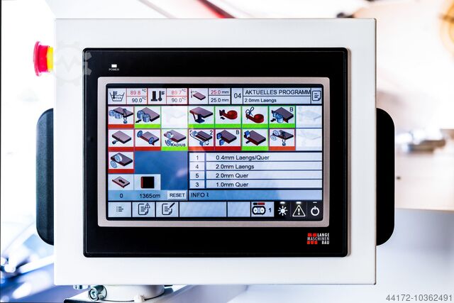 Edge banding machine Lange B 90 KFE Plus mit Fügen + Eckenkopieren