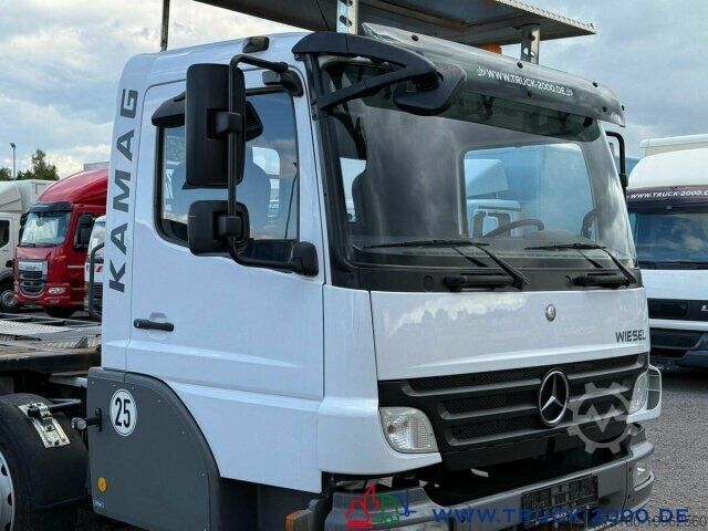 Swap body truck Mercedes-Benz Kamag Wiesel WBH25 Umsetzer + Sattelplatte