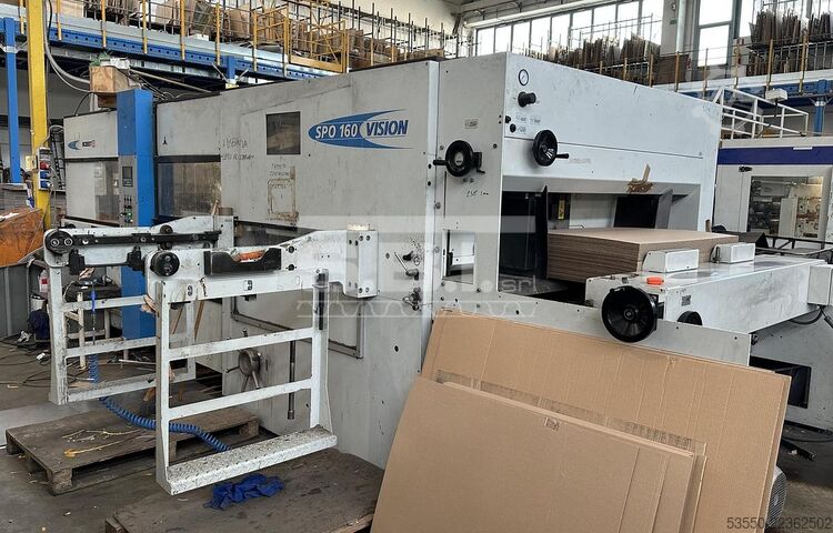 Die cutting press Bobst SPO 160 Vision