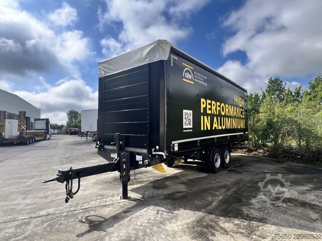 Open trailer with tarp Fliegl TPS135  13,5 t Tandemplanenanhänger, neuwertig