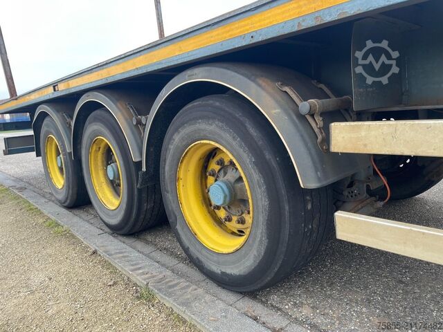 Flatbed Haan OPL 45 Heavy Duty / Rungen-Potholes /BPW / 2x L...