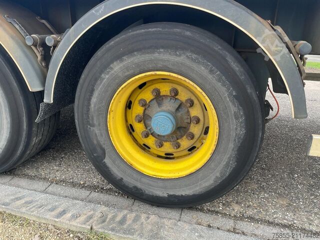 Flatbed Haan OPL 45 Heavy Duty / Rungen-Potholes /BPW / 2x L...